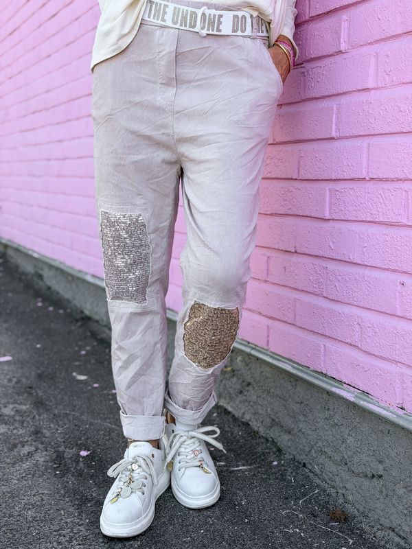Summer Sequin Stretchy Pant XL