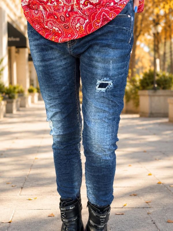 Ripped Denim Jeans