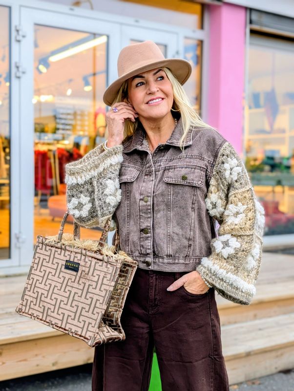 Crochet Brownie Jacket
