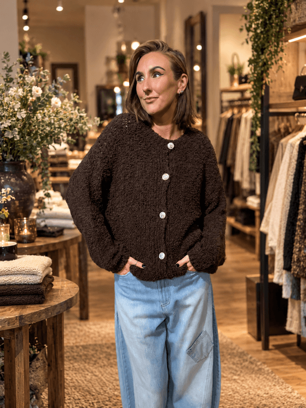 Bessy Bouclé Cardigan