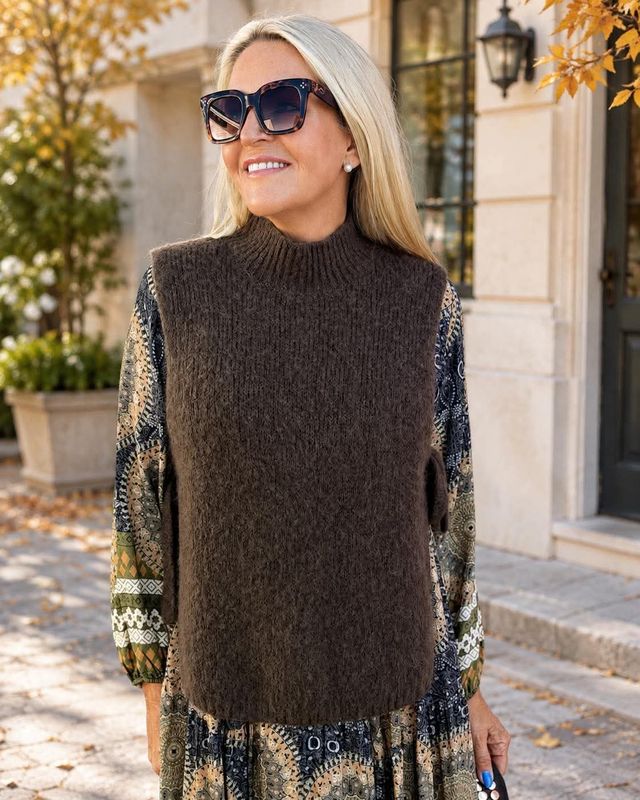 Alpaca Knit Vest