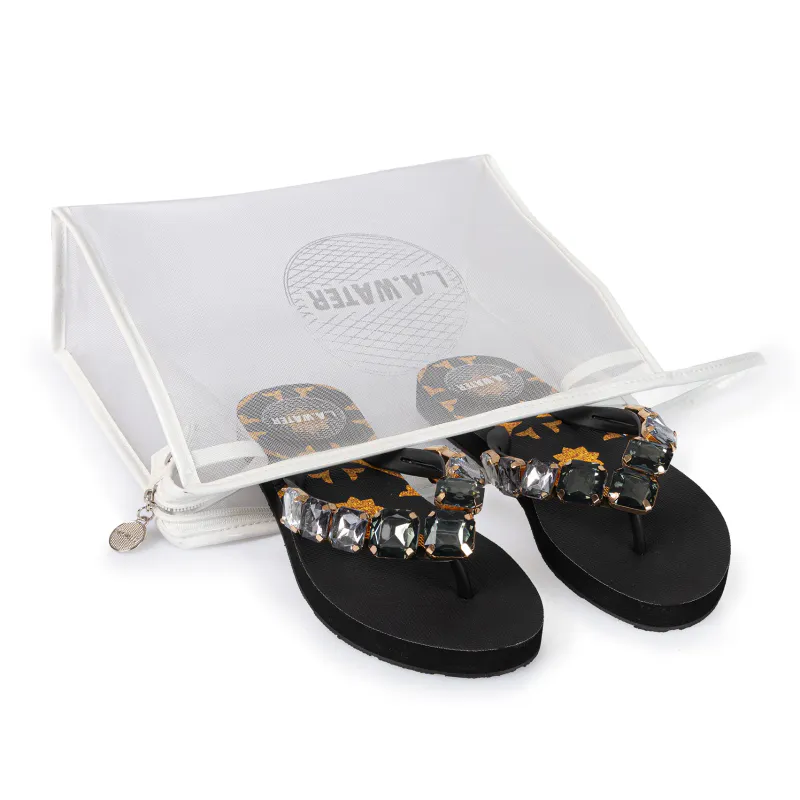Black Flip Flops L.A Water
