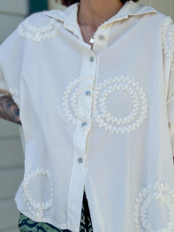 Round Oversized Shirt