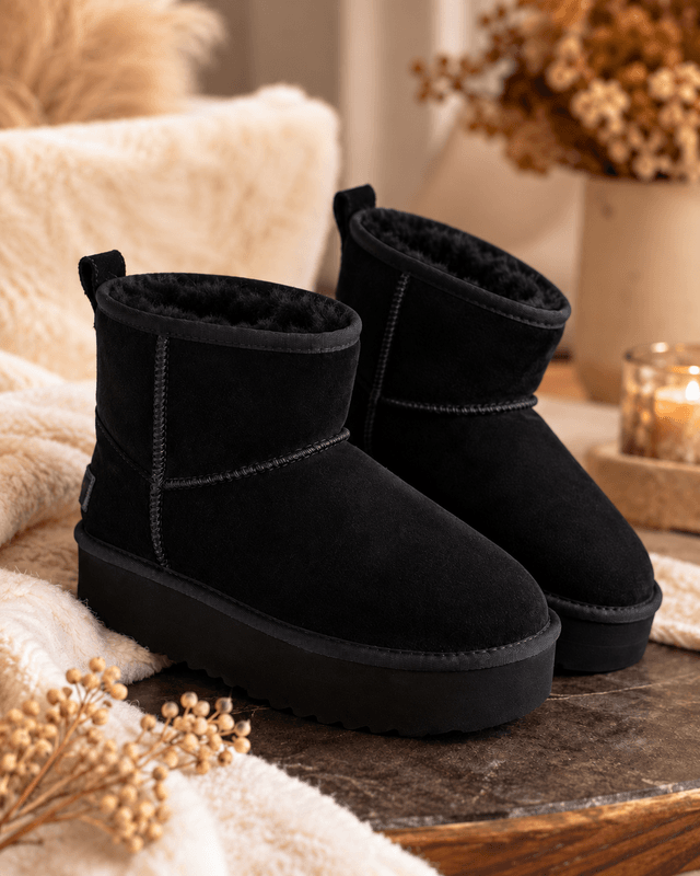 Platform Mid Black Colors of California