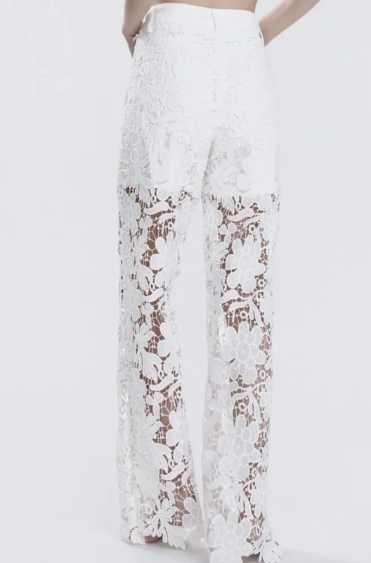 Denim Lace Jeans Qnuz