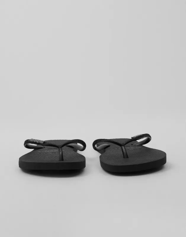 Slim Glitter Black Havaianas