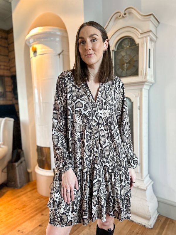 Snake Short Dress