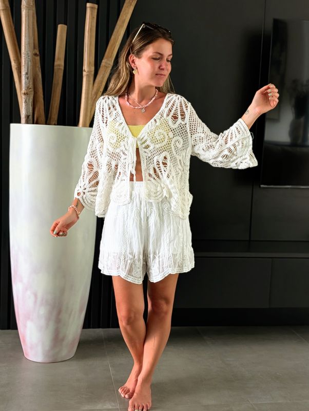 Bohemian Crochet Jacket