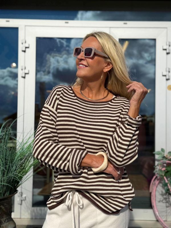 Marielle Stripe Sweater Sister Soul