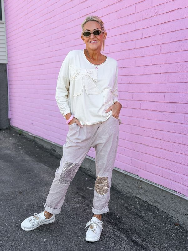 Summer Sequin Stretchy Pant XL