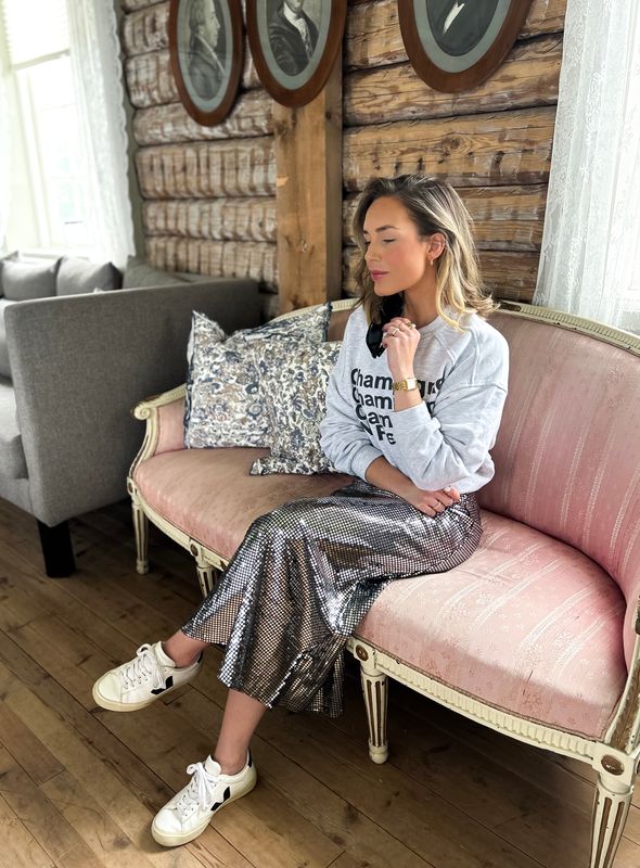 Disco Maxi Skirt