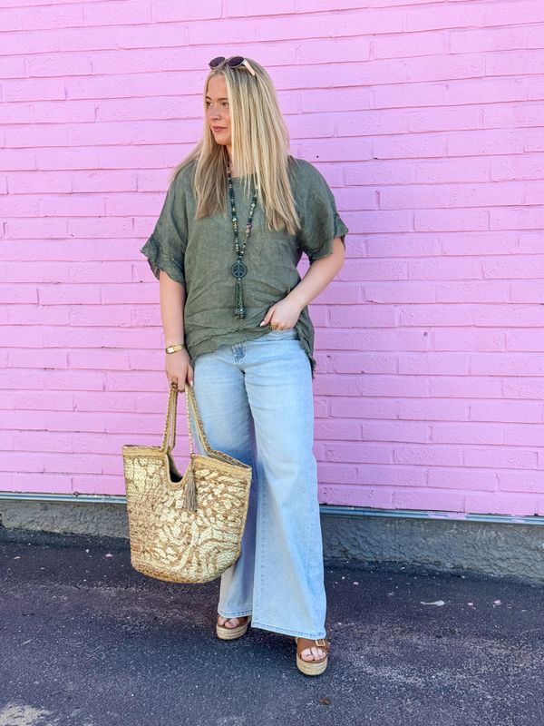 Raw Linen Top 