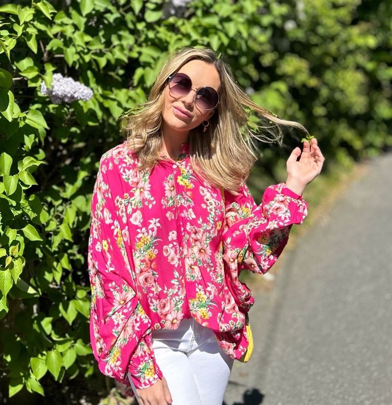 Rose Oversized Blouse