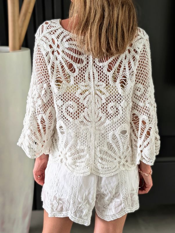 Bohemian Crochet Jacket