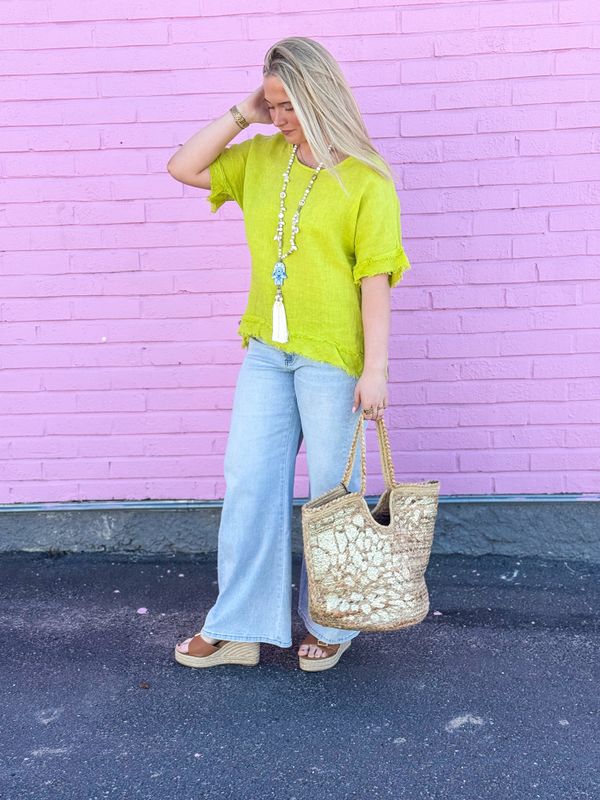 Raw Linen Top 