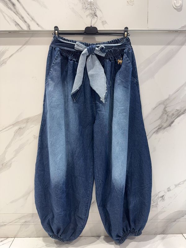 Denim Balloon Pant