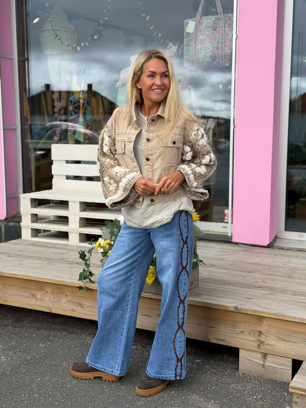 Boho Denim Jeans