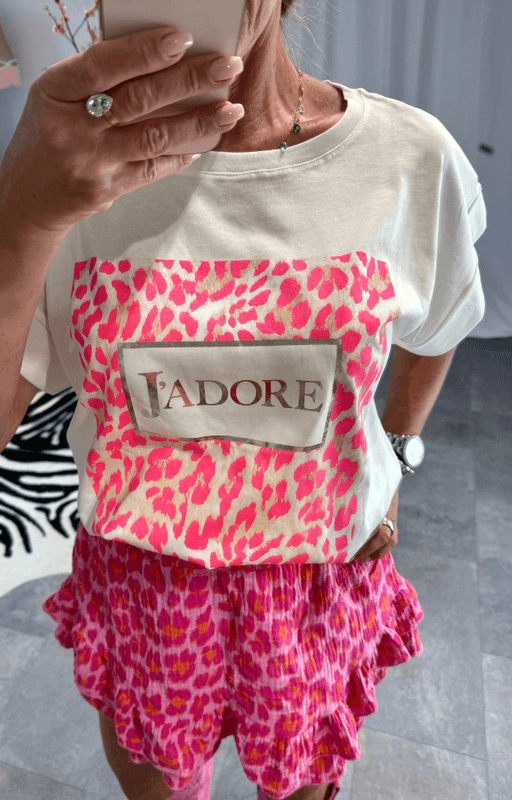 J'adore White Tee Love Forever