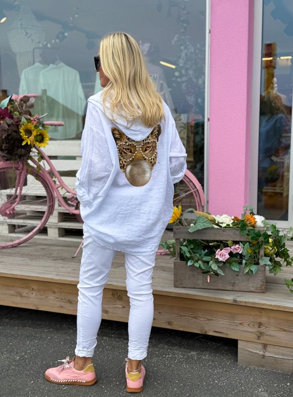 Leopard Linen Shirt
