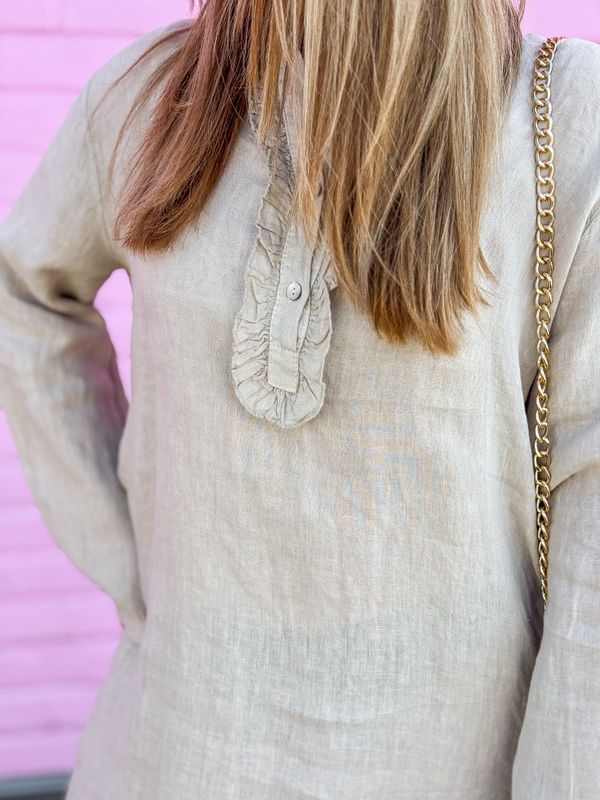 Naomi Linen Dress Love Forever