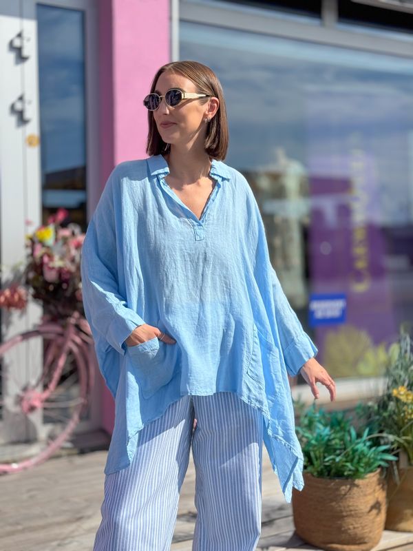 Lara Linen Blouse