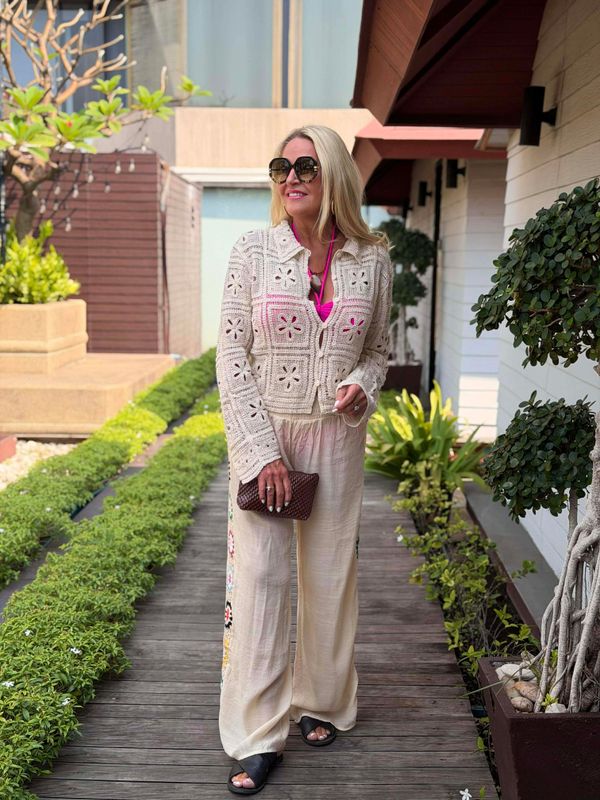 Crochet Shirt Jacket