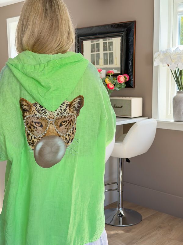 Leopard Linen Shirt