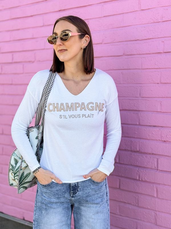Champagne Soft Sweater