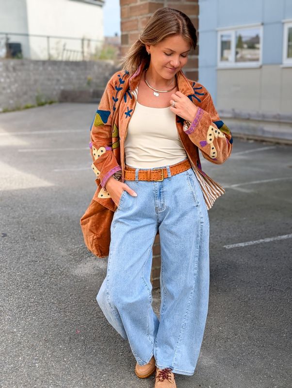 Suzani Velvet Short Kimono Qnuz