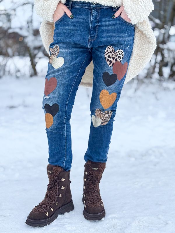 Heart Patch Jeans