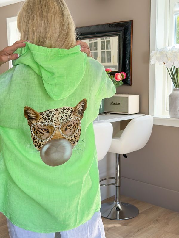 Leopard Linen Shirt