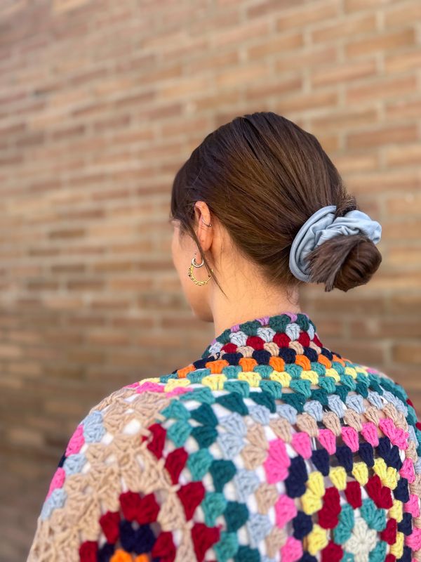 Leather Scrunchie Depeche