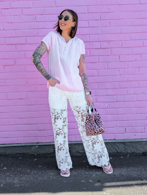 Linen T-Shirt Love Forever