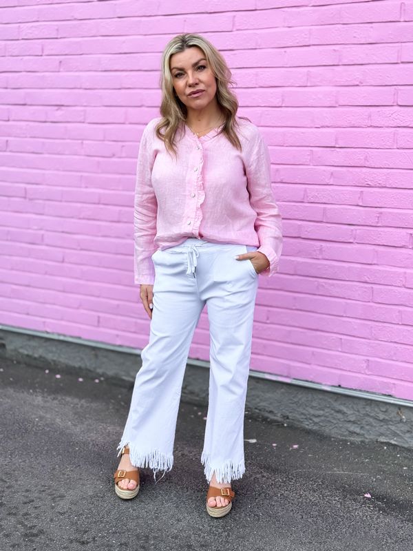 Mary Linen Blouse Love Forever
