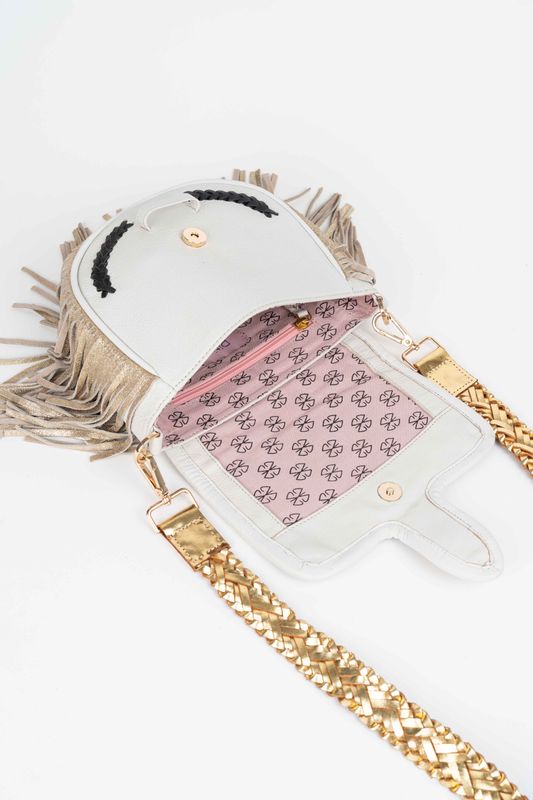 Medellin Greige & Blue Shoulder Bag Piti Cuiti