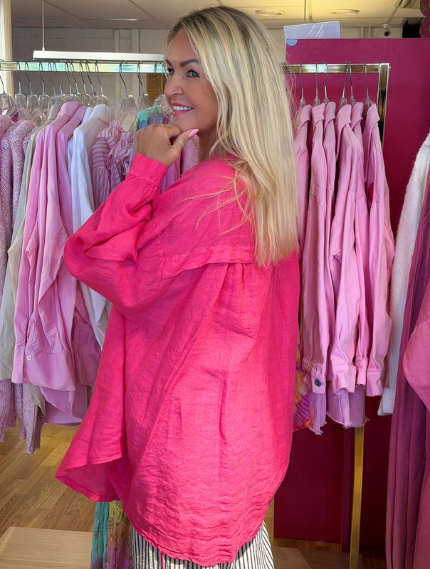 Luna Linen Oversized Shirt