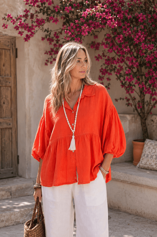 Amber Linen Shirt