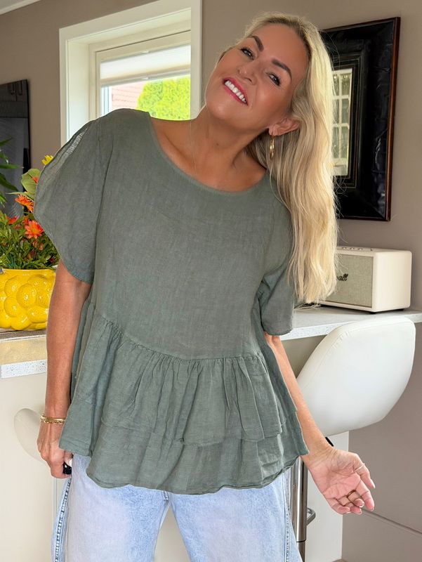Lily Linen Top
