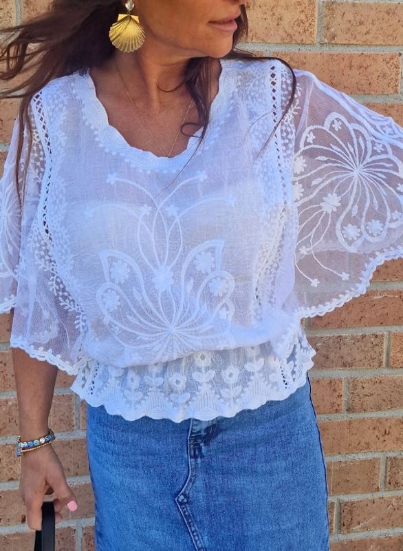 Grace Lace Top Love Forever
