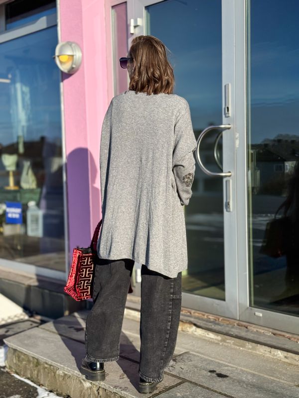 Skull Viscose Cardigan