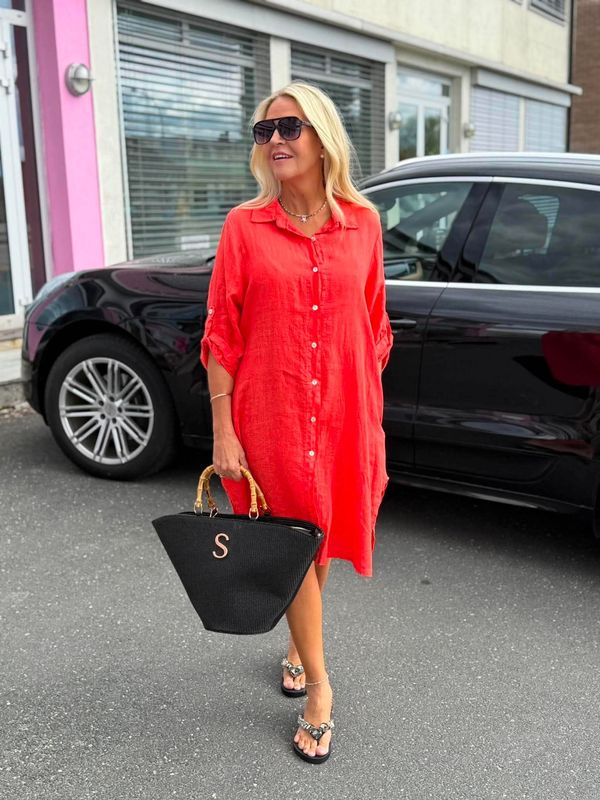 Alia Linen Dress