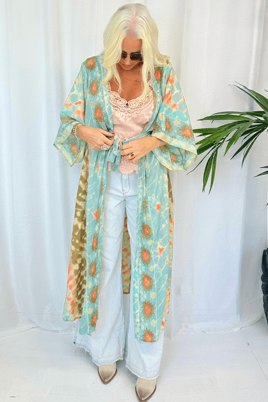 Bree Kimono Sunny Turqouise 