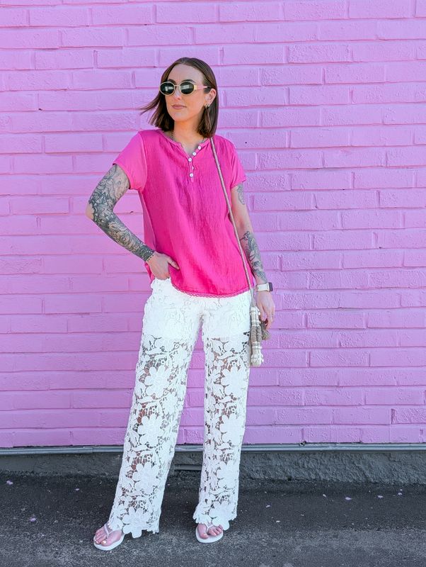 Linen T-Shirt Love Forever