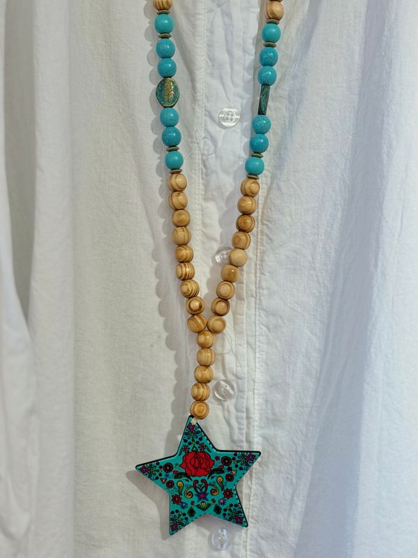 Rose Star Necklace