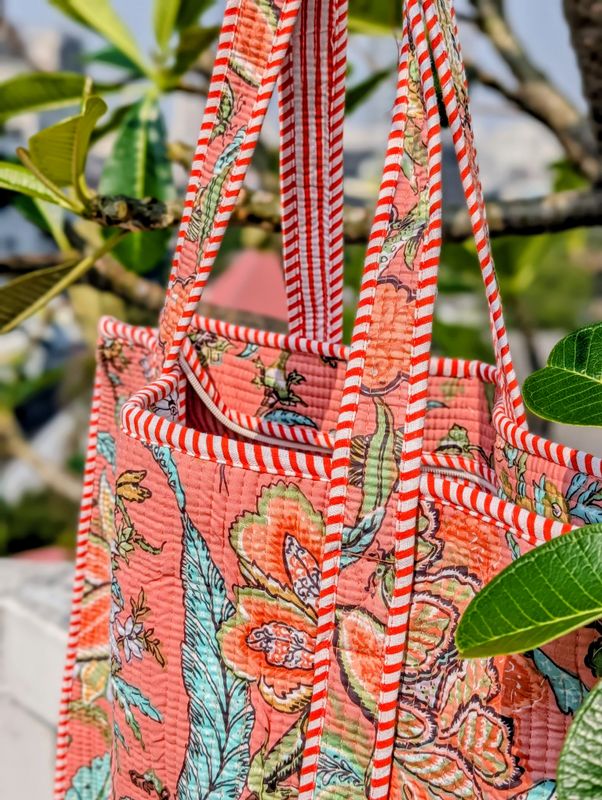 Peach Summer Bag