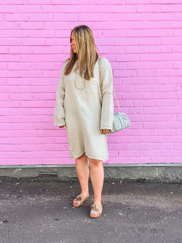 Naomi Linen Dress Love Forever