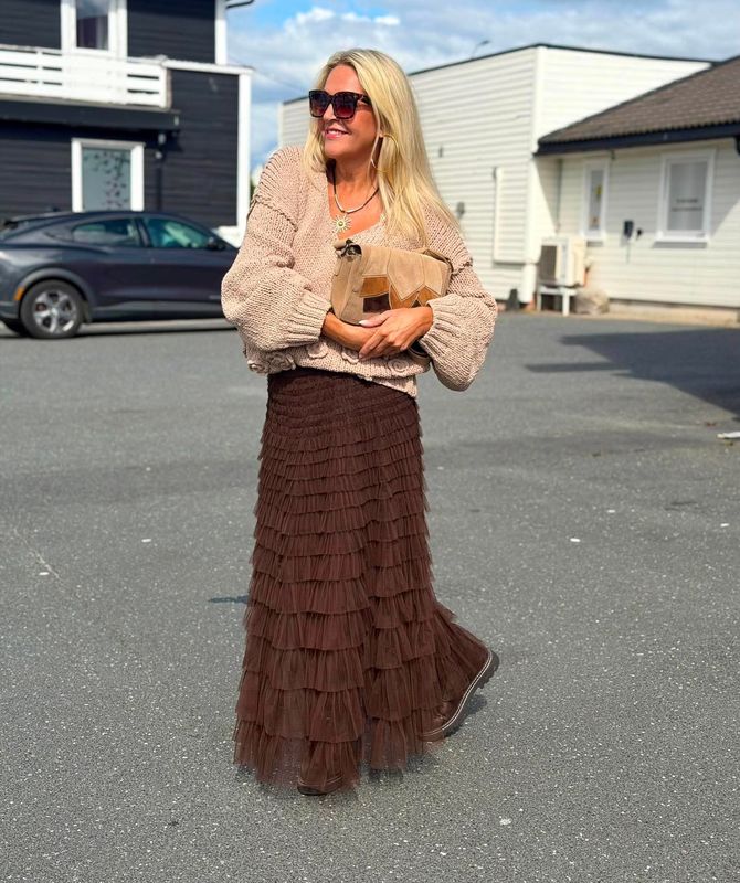 Swan Autumn Tulle Skirt