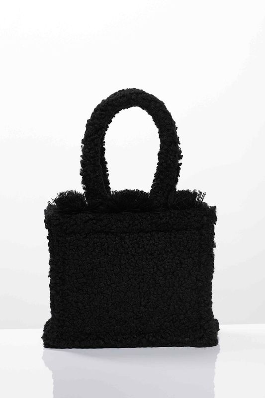Black Teddy Mini Tote Bag Sorena