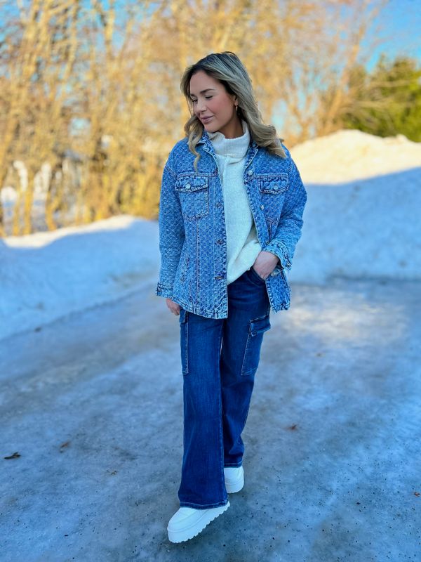 Denim Teddy Jacket