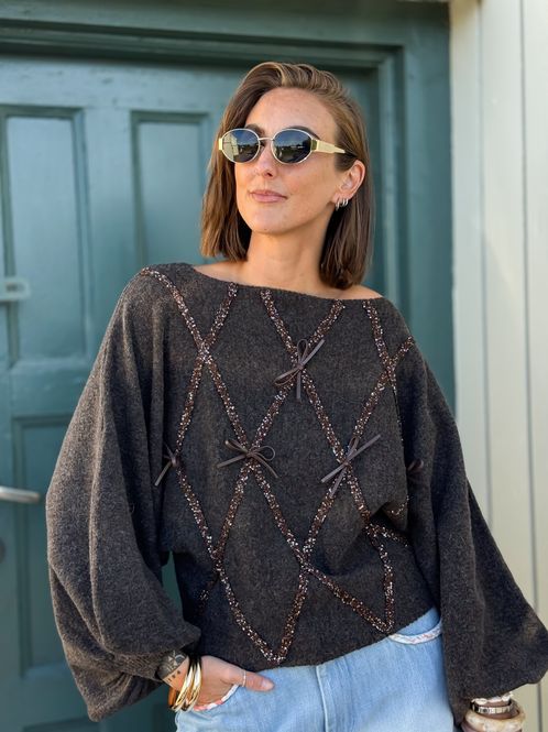 Hovedbilde Bow Sequin Sweater